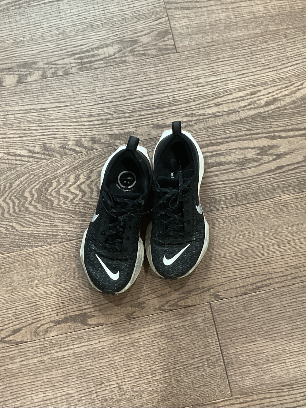 Nike Kids Black and White Low-Top Sneakers